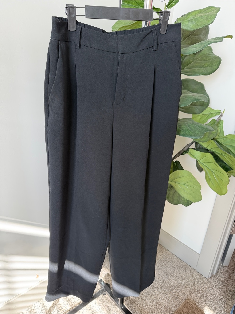 a new day Black Wide-Leg Dress Pants